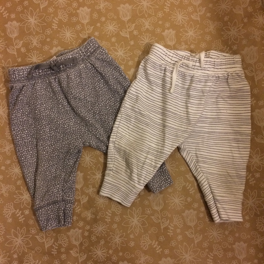 [JB] Baby boy’s bottoms joggers 2 pairs 9 months